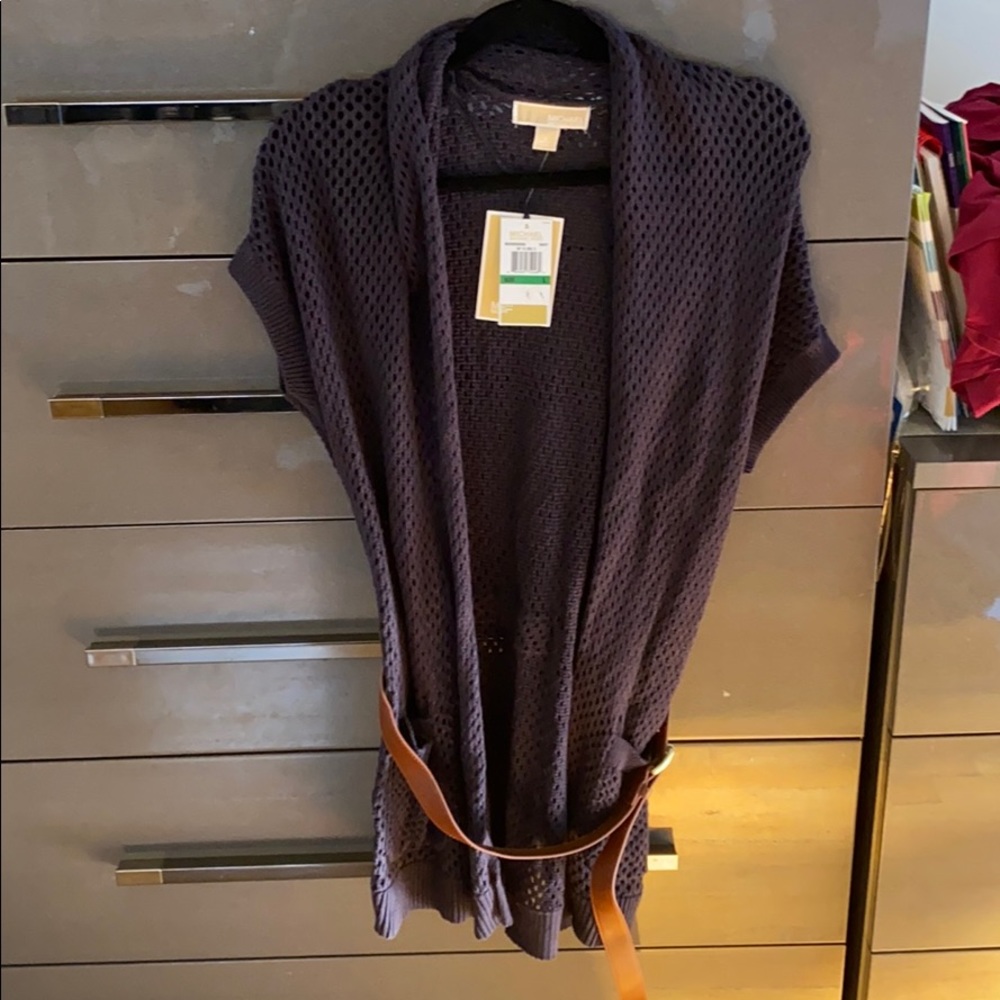 NWT Michael Kors airy knit see through sweater